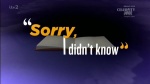 Sorry, I Didn't Know
